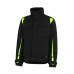 757-0 CONTRAST WINTER JACKET BLACK/YELLOW