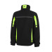 757-0 CONTRAST WINTER JACKET BLACK/YELLOW