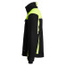 757-1 CONTRAST WINTER JACKET BLACK/YELLOW